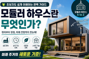 모듈러 하우스란 무엇인가? 초보자도 쉽게 이해하는 완벽 가이드 9 모둘러하우스 썸네일