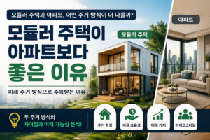 모듈러 주택이 아파트보다 좋은 이유, 미래 주거 방식으로 주목받는 이유 6 모듈러 주택이 아파트보다 종은이유 썸네일