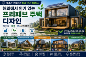 해외에서 인기 있는 프리패브 주택 디자인 5 해외에서 인기 있는 프리패브 주택 디자인