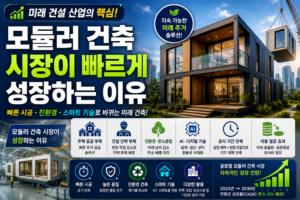모듈러 건축 시장이 빠르게 성장하는 이유 2 모듈러 건축 시장이 빠르게 성장하는 이유