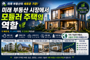 미래 부동산 시장에서 모듈러 주택의 역할 1 미래 부동산 시장에서 모듈러 주택의 역할