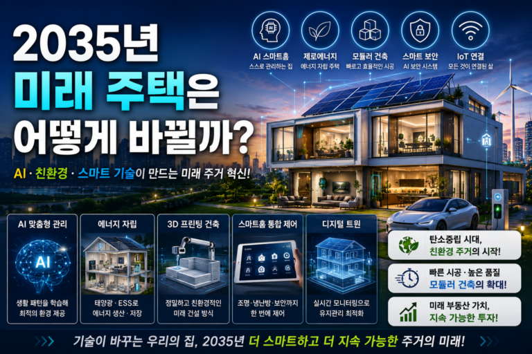 2035년 미래 주택은 어떻게 바뀔까? 9 2035년 미래 주택은 어떻게 바뀔까?
