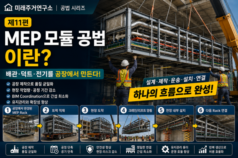 Bathroom Pod 공법이란? 욕실 모듈 구조·제작·시공원리 완벽 가이드 5 Bathroom Pod 공법이란?