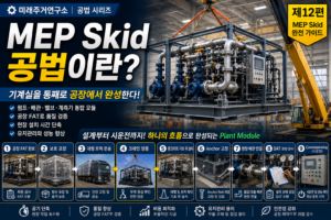 MEP Skid 공법이란? 기계실·펌프·배관 모듈 제작과 시공원리 완벽 가이드 4 MEP Skid 공법이란?