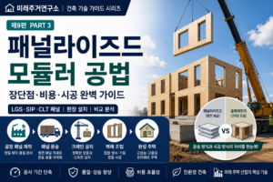 패널라이즈드 모듈러 공법이란? 구조·제작·시공원리 완벽 가이드 8 패널라이즈드 모듈러 공법이란?
