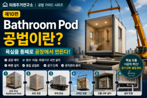 Bathroom Pod 공법이란? 욕실 모듈 구조·제작·시공원리 완벽 가이드 7 Bathroom Pod 공법이란?