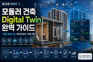 모듈러 건축 Digital Twin이란? BIM부터 운영까지 연결되는 미래 건축기술 4 모듈러 건축 Digital Twin