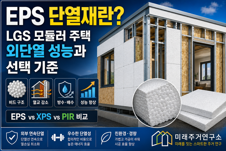 EPS 단열재란? LGS 모듈러 주택 외단열 성능과 선택 기준 3 EPS단열재란 썸네일