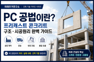PC 공법이란? 프리캐스트 콘크리트 구조·시공원리와 RC공법 비교 9 PC(프리캐스트 콘크리트) 공법