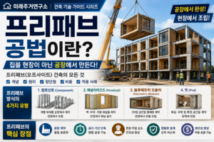 프리패브 공법이란? 모듈러·패널라이즈드 차이부터 시공원리까지 완벽 가이드 5 프리패브 공법이란