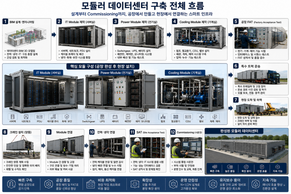 모듈러 데이터센터란? 구조·전력·냉각 시스템과 미래 건축 완벽 가이드 1 image 11