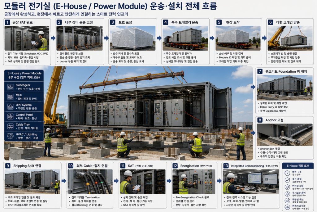 모듈러 전기실 E-House란? Power Module 구조·제작·시공원리 완벽 가이드 2 image 14