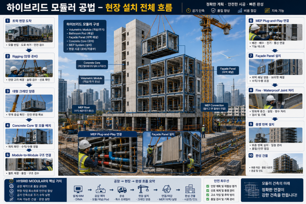 하이브리드 모듈러 공법이란? 볼류메트릭·패널·현장시공을 결합하는 미래 건축 2 image 23