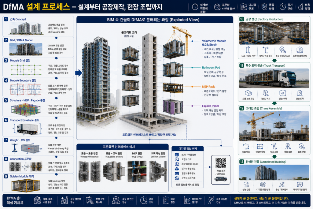 DfMA 설계란? 모듈러 건축의 공장제작·조립을 결정하는 핵심 설계기술 1 image 27