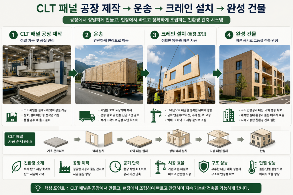 CLT 공법이란? 직교집성목 구조·시공원리와 장점 완벽 가이드 1 image 3