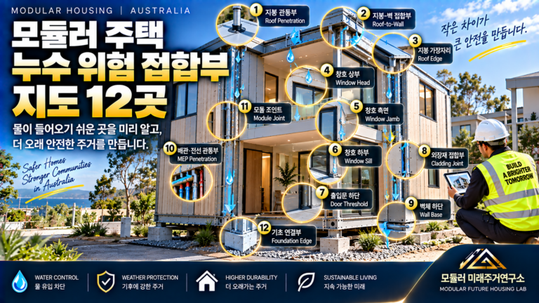 모듈러 주택 누수 위험 접합부 지도: 물이 들어오기 쉬운 12곳 1 모듈러 주택 누수 위험 지도 12곳 썸네일