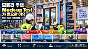 모듈러 주택 Mock-up Test가 필요한 이유: 창호·외벽·접합부를 양산 전에 검증하는 방법 3 모듈러 주택 Mock-up Test 현장 썸네일