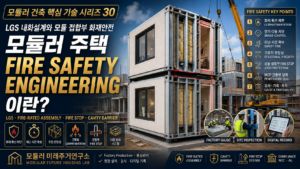 모듈러 주택 화재안전 엔지니어링