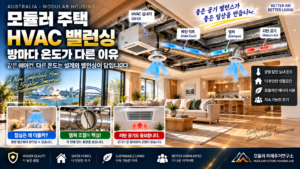 에어컨은 잘 나오는데 방마다 온도가 다른 이유: 모듈러 주택 HVAC 밸런싱 2 모듈러 주택 HVAC 밸런싱 안내 썸네일