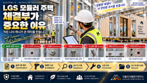 LGS 모듈러 주택 나사 하나도 중요한 이유: 체결부 불량 15가지와 검사법 9 정확한 체결, 더 안전한 모듈러 주택 썸네일