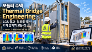 모듈러 주택 Thermal Bridge Engineering이란? LGS 열교·결로를 막는 외피 설계 3 모듈러 주택 열교 설계 기술 썸네일