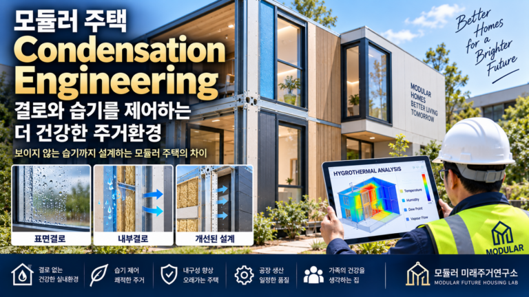 모듈러 주택 Condensation Engineering이란? LGS 결로·습기 제어 설계 8 모듈러 주택 결로 엔지니어링 썸네일